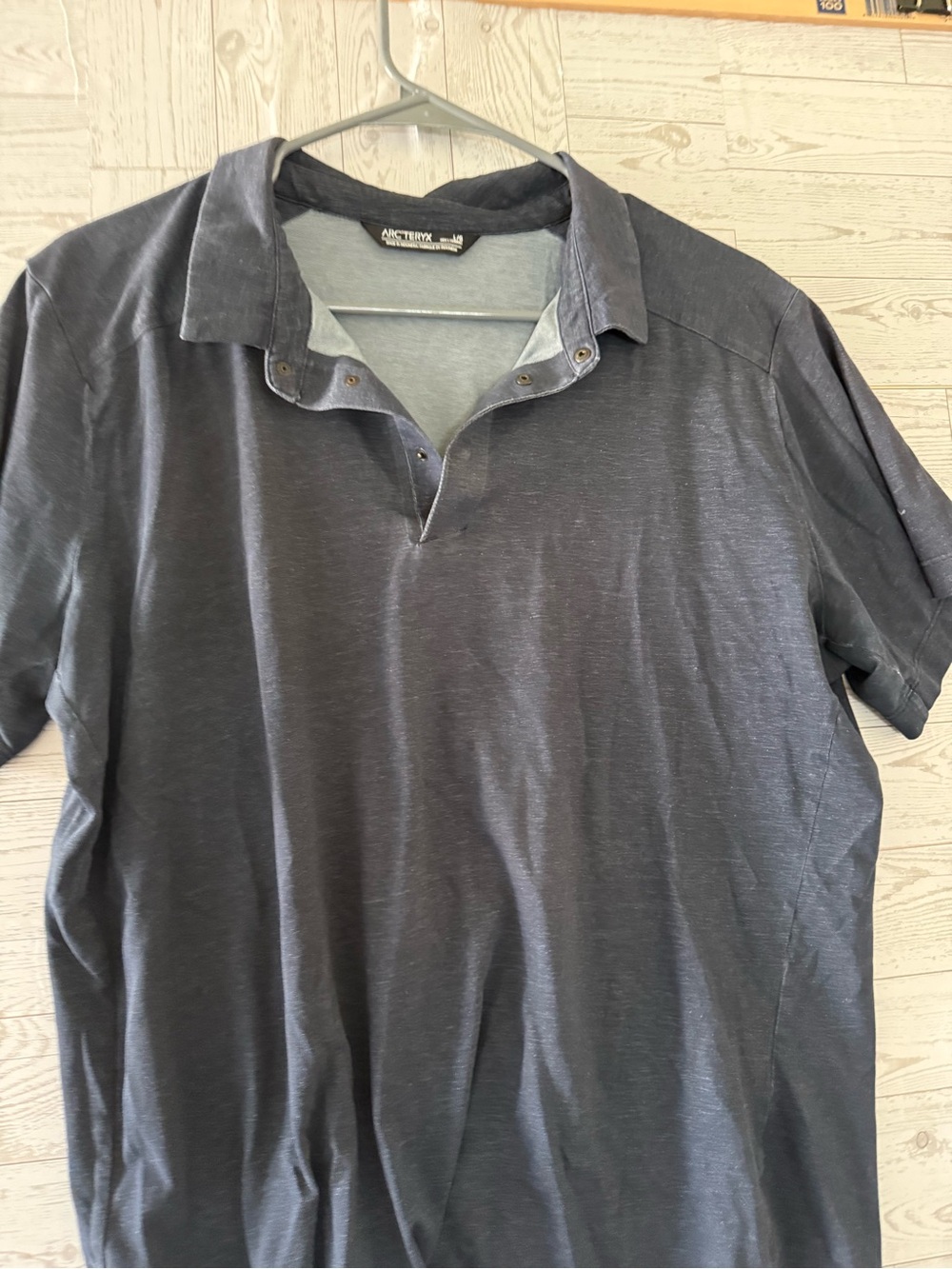 Arc'teryx Men’s Slate-Charcoal Polo Shirt